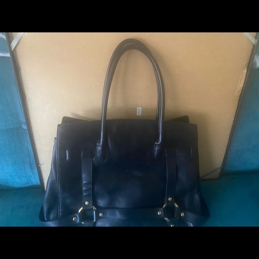 Juicy Couture   black leather purse